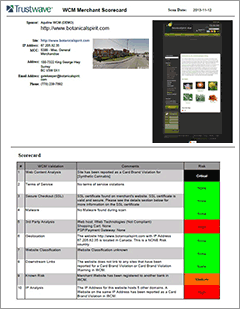 Merchant Scorecard